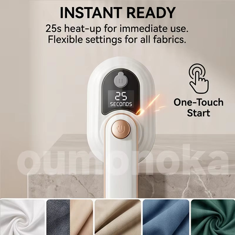 Plancha de vapor vertical portátil para ropa